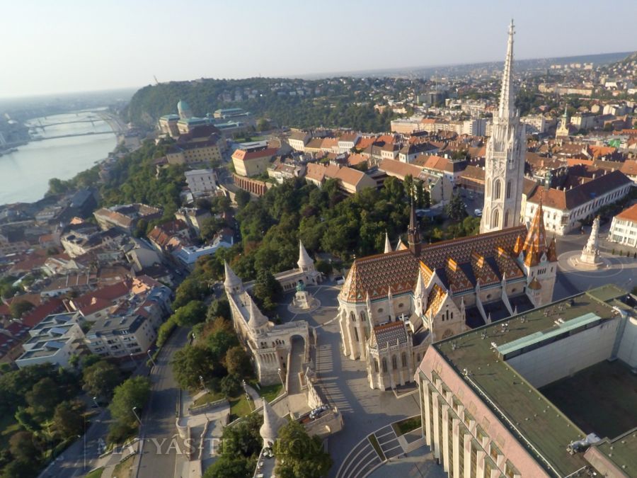 Matyas-Templom-Matthias-Church-Buda-Castle-Aerial
